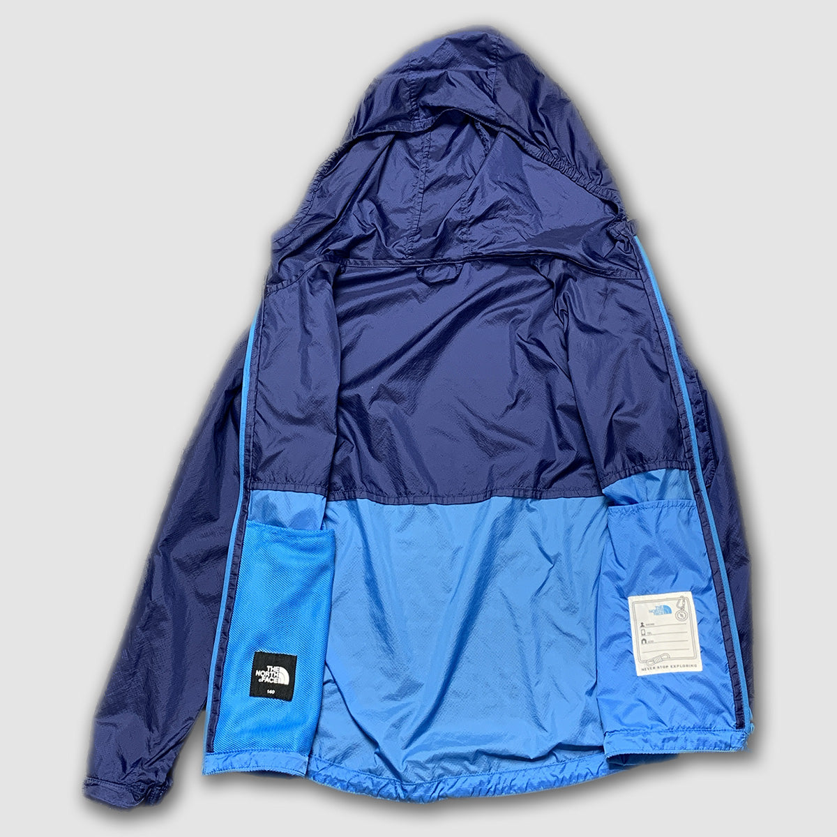 30008 【THE NORTH FACE】ザノースフェイス キッズ コンパクトエアリージャケット ブルー 140