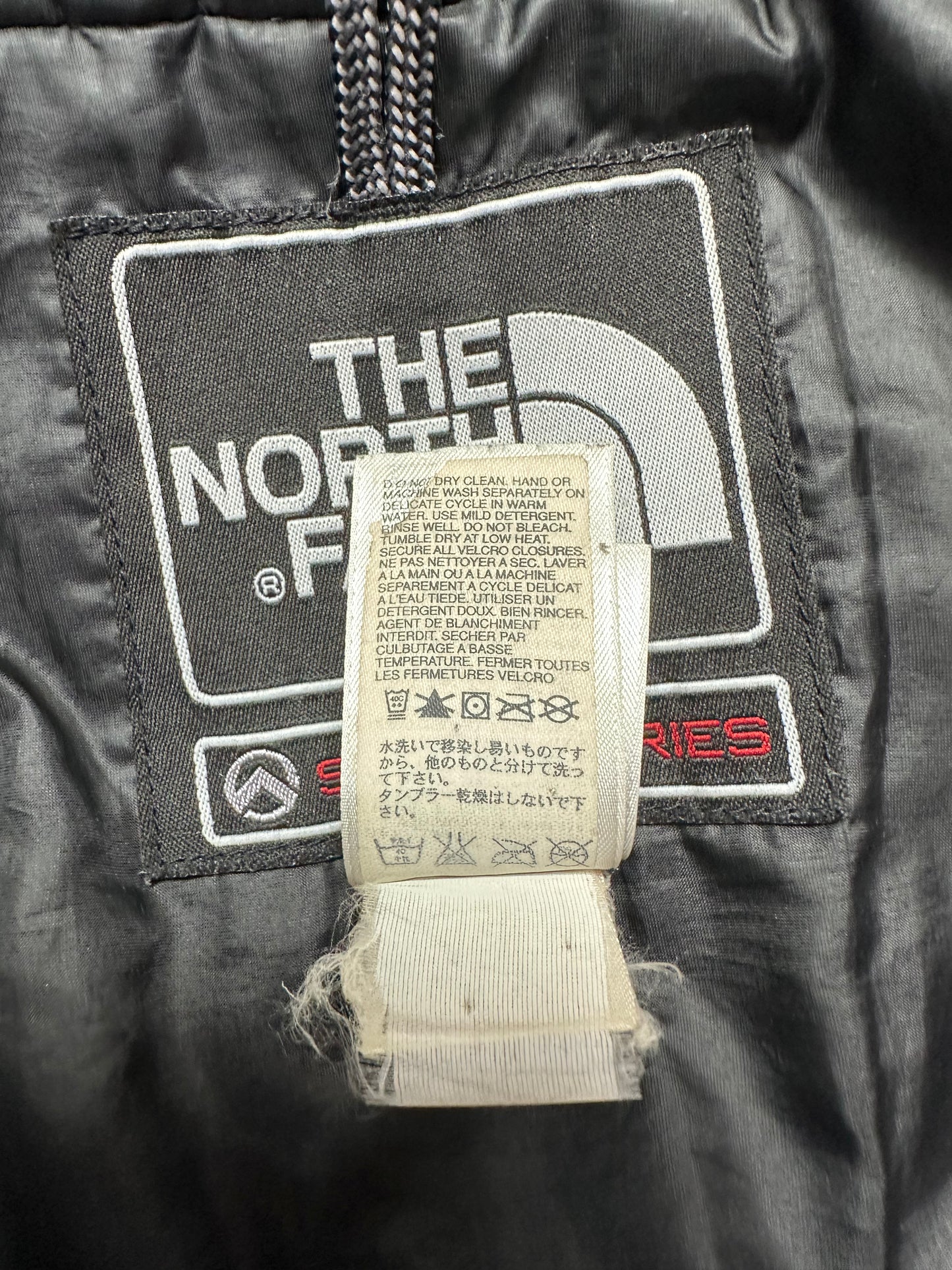 10058【THE NORTH FACE】ザノースフェイス メンズ サミットシリーズ ダウンジャケット ネイビー S